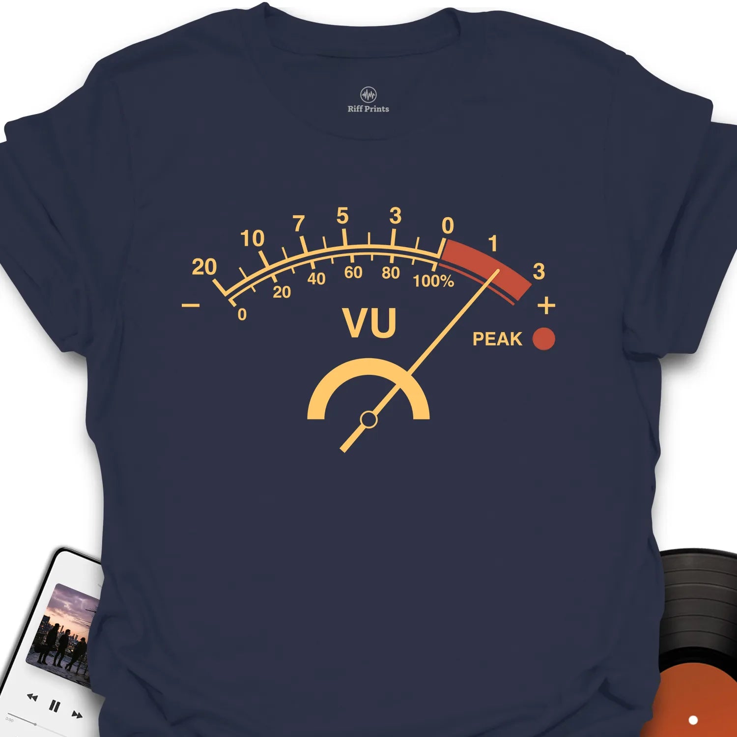 VU Meter Peaking T-Shirt
