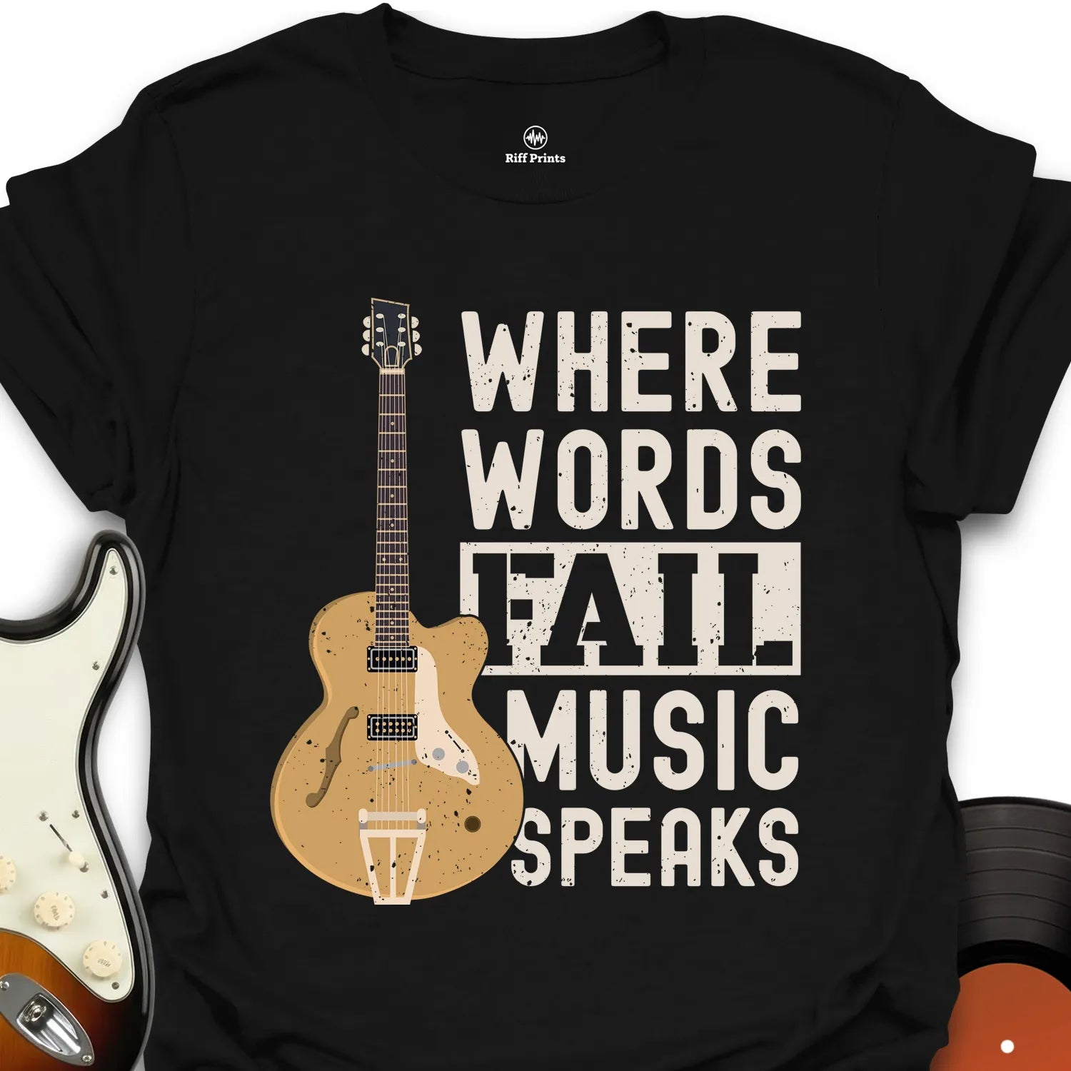 Where Words Fail Music Speaks T-Shirt