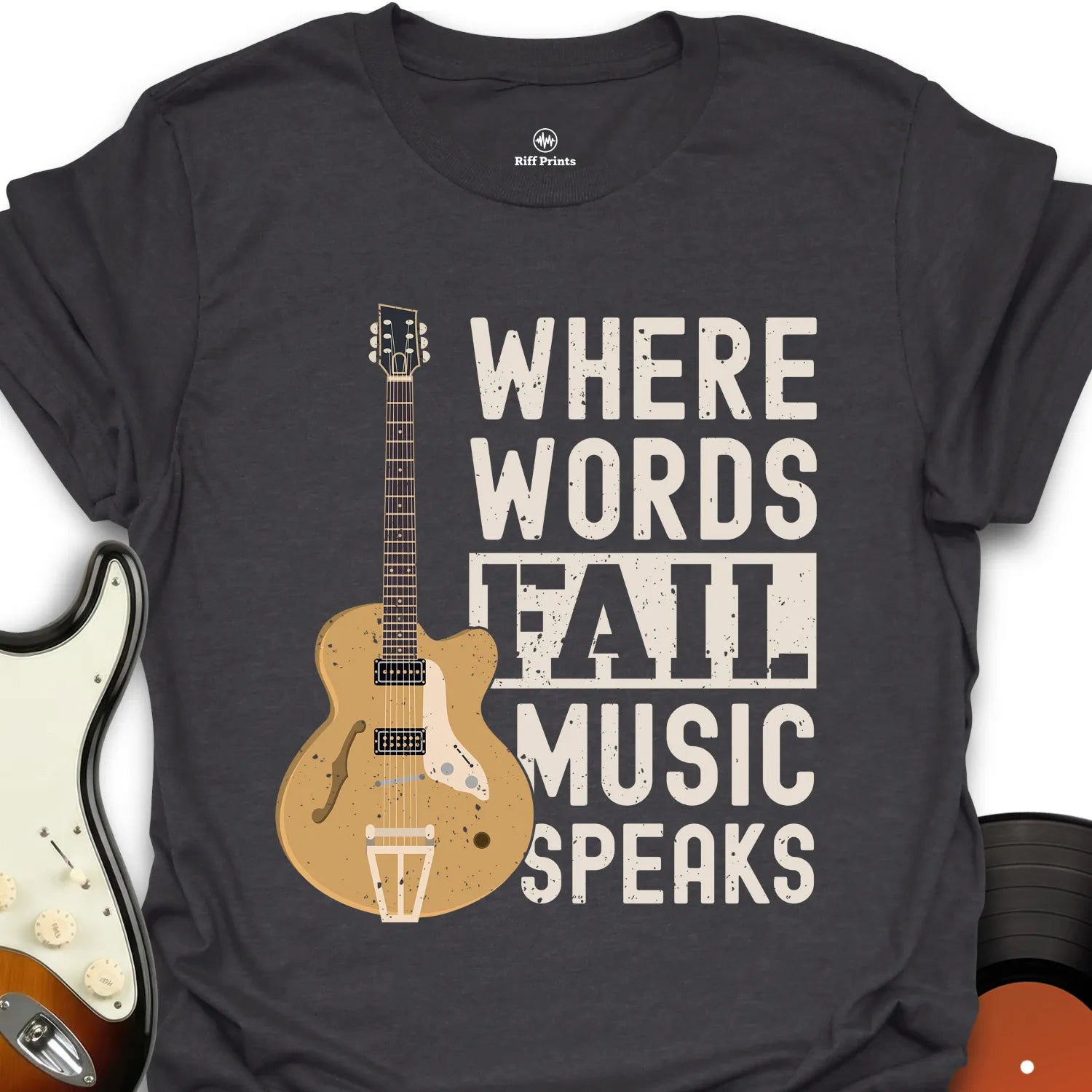 Where Words Fail Music Speaks T-Shirt