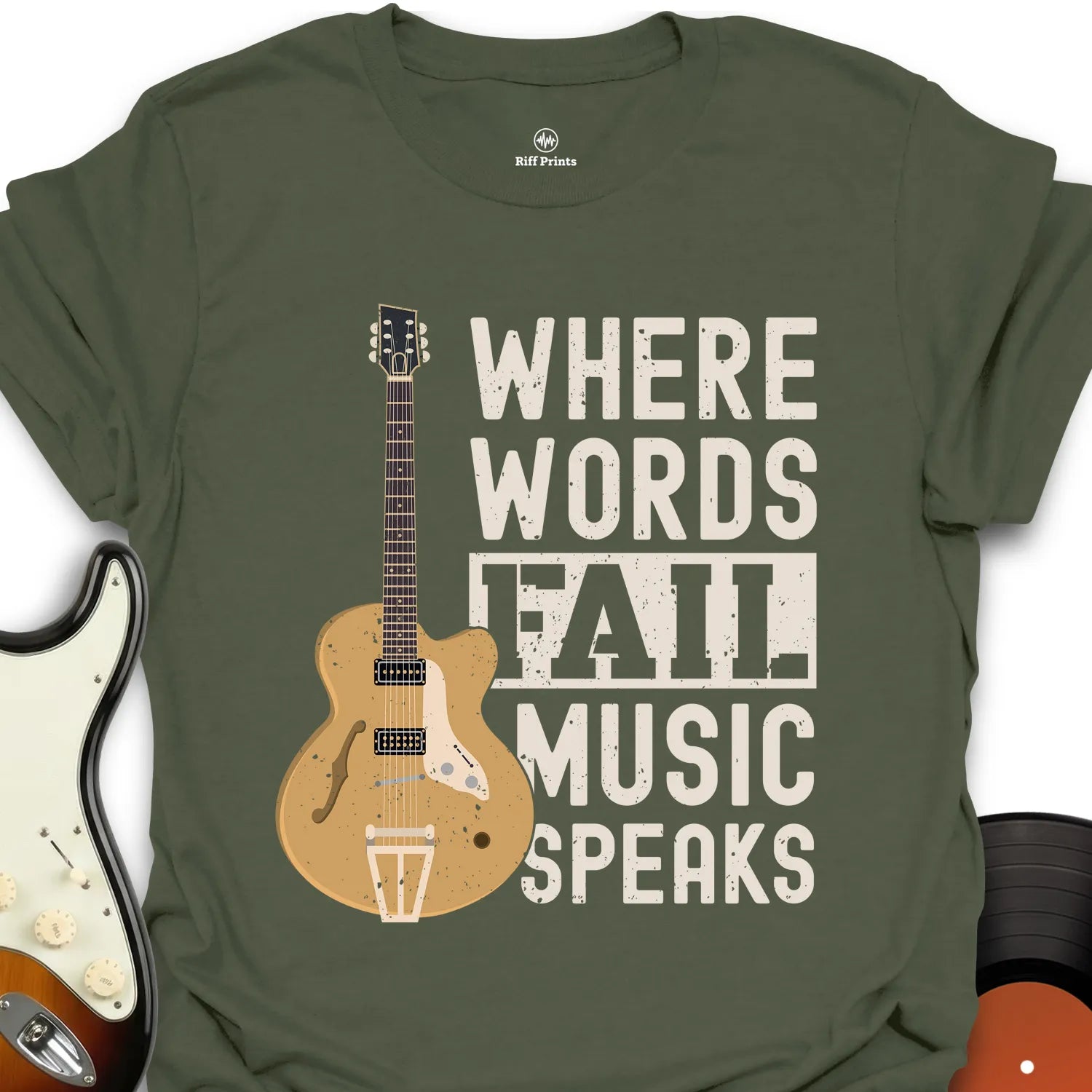 Where Words Fail Music Speaks T-Shirt