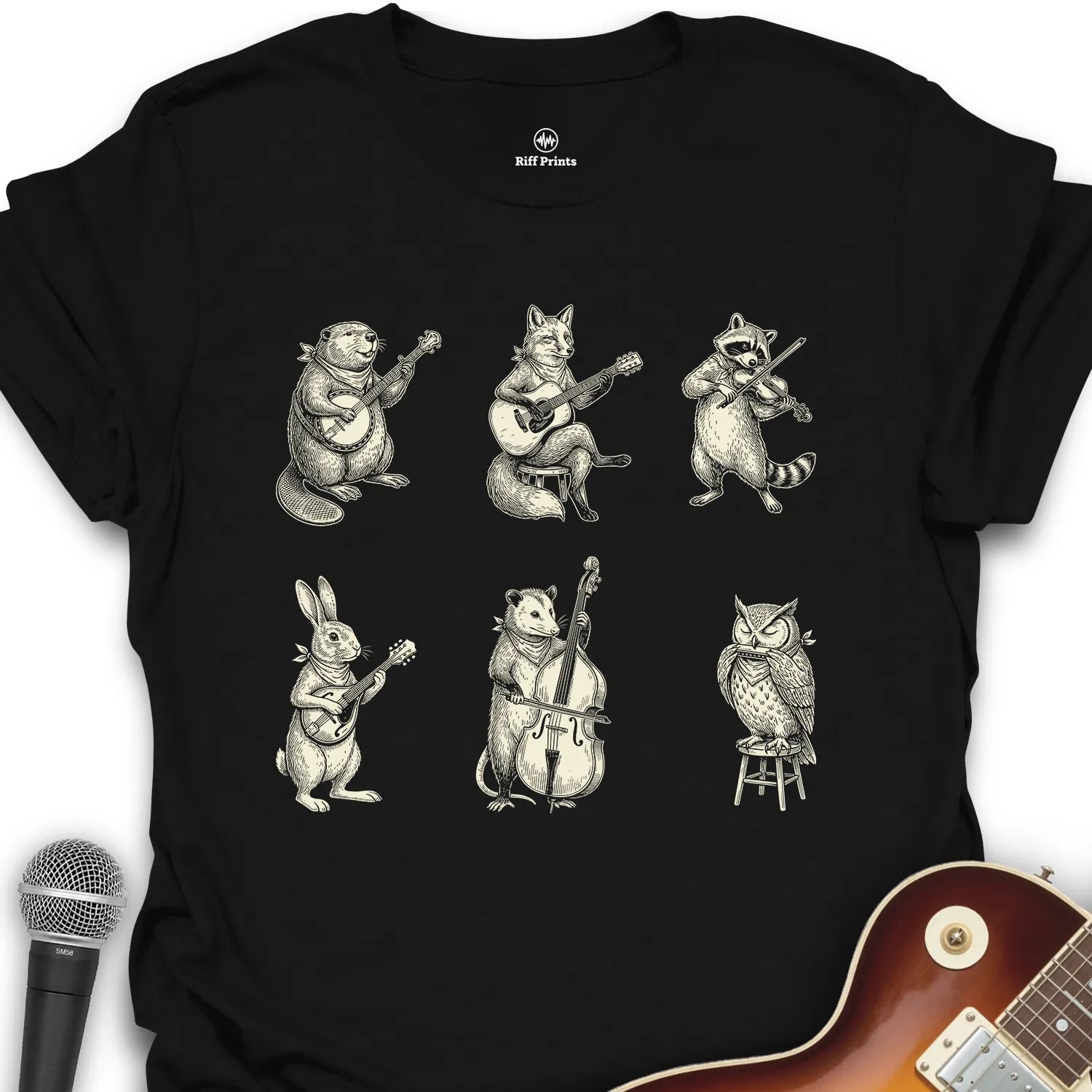The Woodland Band Music T-Shirt